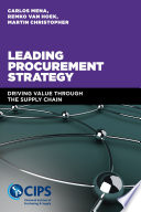 Leading procurement strategy /