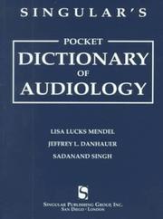 Singular's pocket dictionary of audiology /