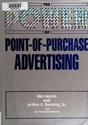 The power of point-of-purchase advertising /