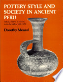 Pottery style and society in ancient Peru : art as a mirror in the Ica Valley, 1350-1570 /