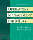 Operations management for MBAs /