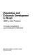 Population and economic development in Brazil, 1800 to the present /