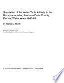 Simulation of the water-table altitude in the Biscayne Aquifer, southern Dade County, Florida, water years, 1945-89 /