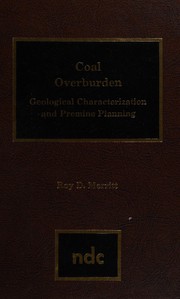 Coal overburden : geological characterization and premine planning /