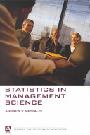 Statistics in management science /