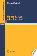 Linear spaces with few lines /