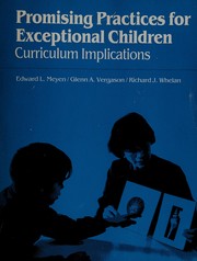 Promising practices for exceptional children : curriculum implications /
