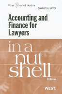 Accounting and finance for lawyers in a nutshell /