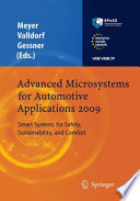 Advanced microsystems for automotive applications 2009 : smart systems for safety, sustainability, and comfort  /