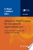 Advanced microsystems for automotive applications 2011 : smart systems for electric, safe and networked mobility /