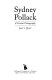 Sydney Pollack : a critical filmography /