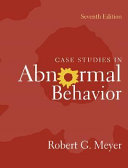 Case studies in abnormal behavior /