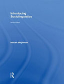 Introducing sociolinguistics /