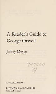 A reader's guide to George Orwell /