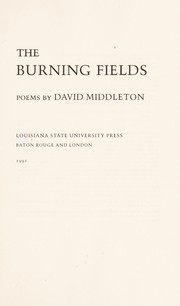 The burning fields : poems /