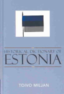 Historical dictionary of Estonia /