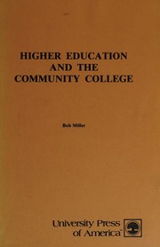 Higher education and the community college /