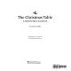 The Christmas table : a holiday menu cookbook /