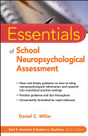 Essentials of school neuropsychological assessment /