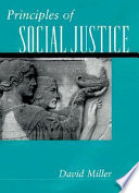 Principles of social justice /
