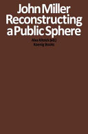 Reconstructing a public sphere /