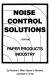 Noise control solutions for the paper products industry /