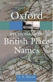A dictionary of British place-names /