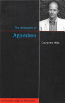 The philosophy of Agamben /
