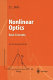 Nonlinear optics : basic concepts /