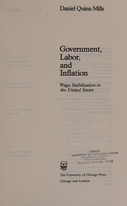 Government, labor, and inflation : wage stabilization in the United States /