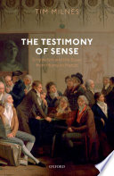 The testimony of sense : empiricism and the essay from Hume to Hazlitt /
