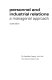 Personnel and industrial relations; a managerial approach