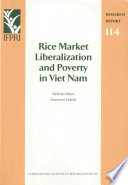 Rice market liberalization and poverty in Vietnam /