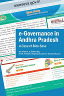 E-Governance in Andhra Pradesh : a case of Mee Seva /