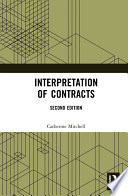Interpretation of contracts /