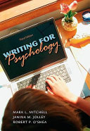 Writing for psychology /