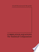 Correlation equations for statistical computations /