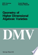 Geometry of higher dimensional algebraic varieties /