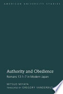 Authority and obedience : Romans 13:1-7 in modern Japan /