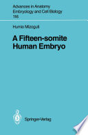 A Fifteen-somite Human Embryo /
