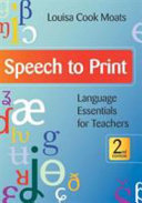 Speech to Print : Language Essentials for Teachers /