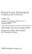 Piagetian research : compilation and commentary /