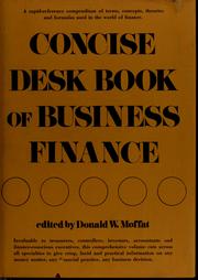 Concise desk book of business finance /
