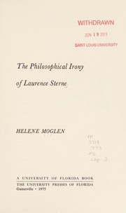 The philosophical irony of Laurence Sterne /