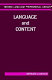 Language and content /