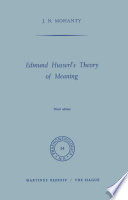 Edmund Husserl's Theory of Meaning /