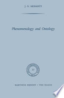 Phenomenology and Ontology /