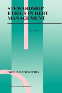 Stewardship ethics in debt management /