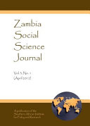 Zambia Social Science Journal Vol