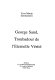 George Sand, troubadour de l'eternelle vérité /